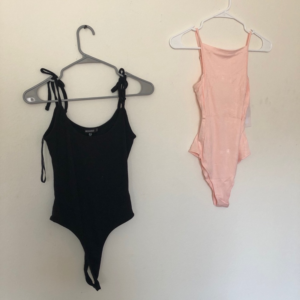 Bundle of women bodysuits missguided size small !